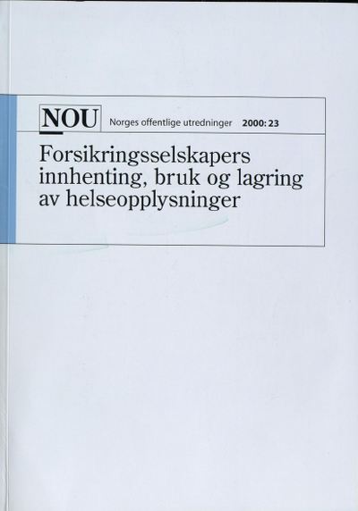 NOU 2000 nr. 23