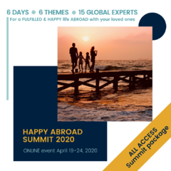 Happy Abroad Summit Simplero product card