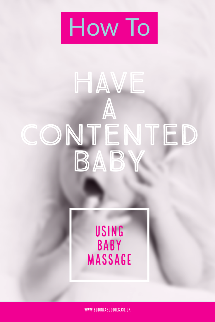 Contented Baby With Baby Massage