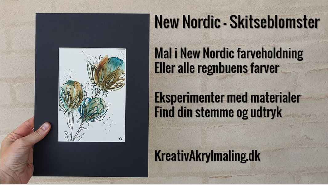 New Nordic blomster m logo