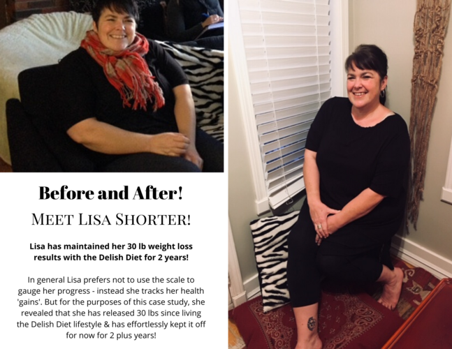 Lisa Shorter before and after!
