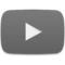 social icon youtube grey png