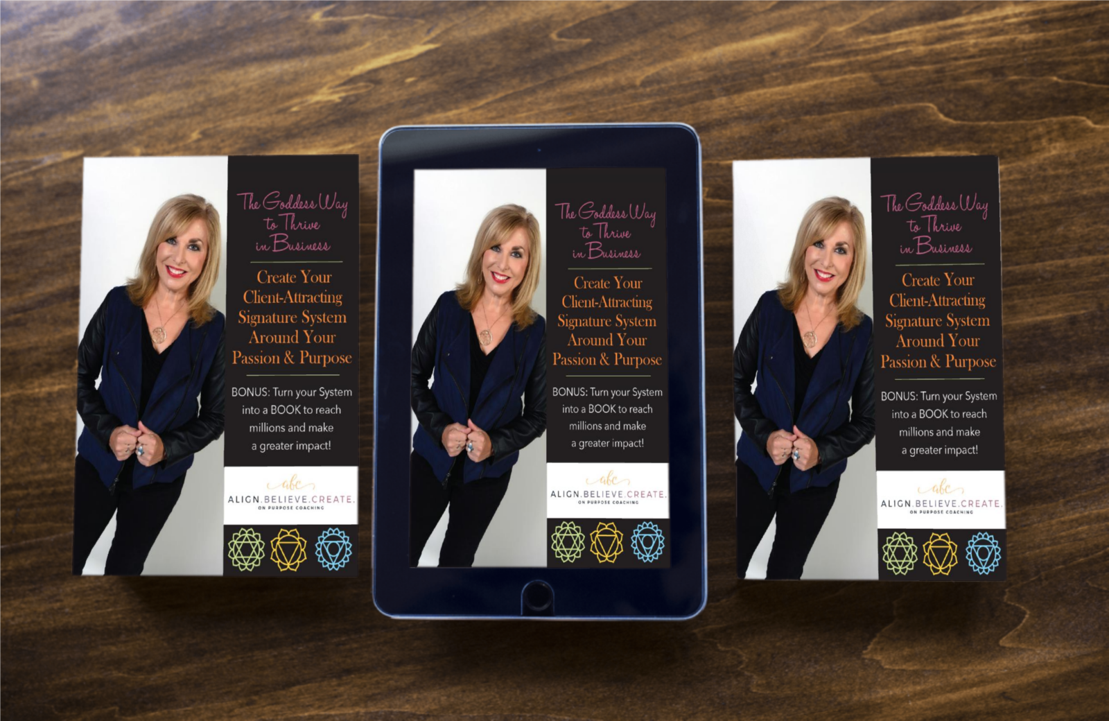 Signature System To A Book ALIGN BELIEVE CREATE