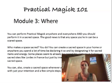 PracticalMagick101 module 3