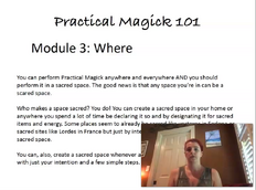 PracticalMagick101 module 3