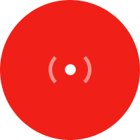 GIF rød sirkel live