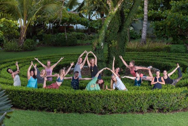 group yoga retreat