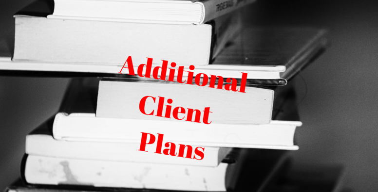 Additional Client Plans - 10 @ $275 or 25 @ $675