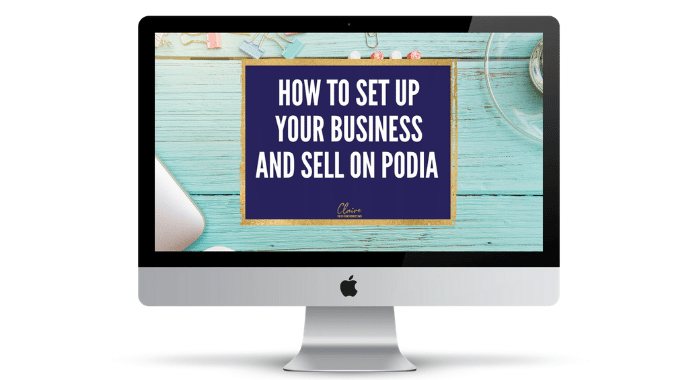 How to Set Up Your Business & Sell on Podia