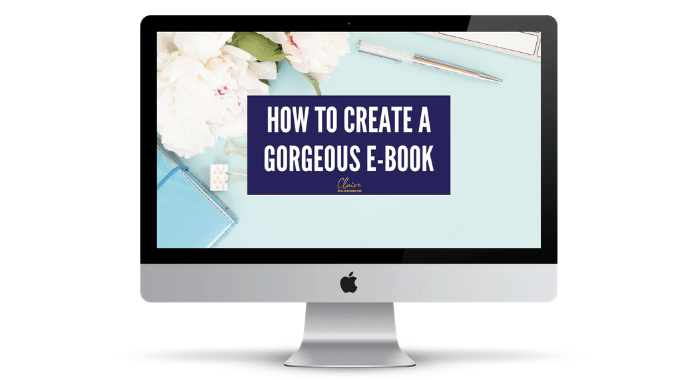 How to Create a Gorgeous E-Book