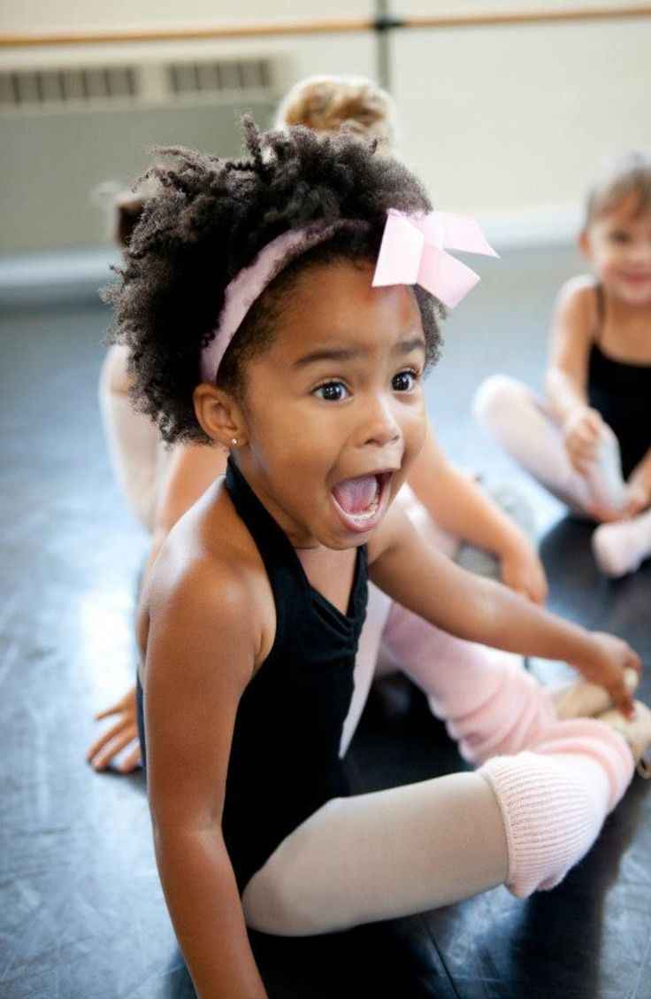 excited ballerina