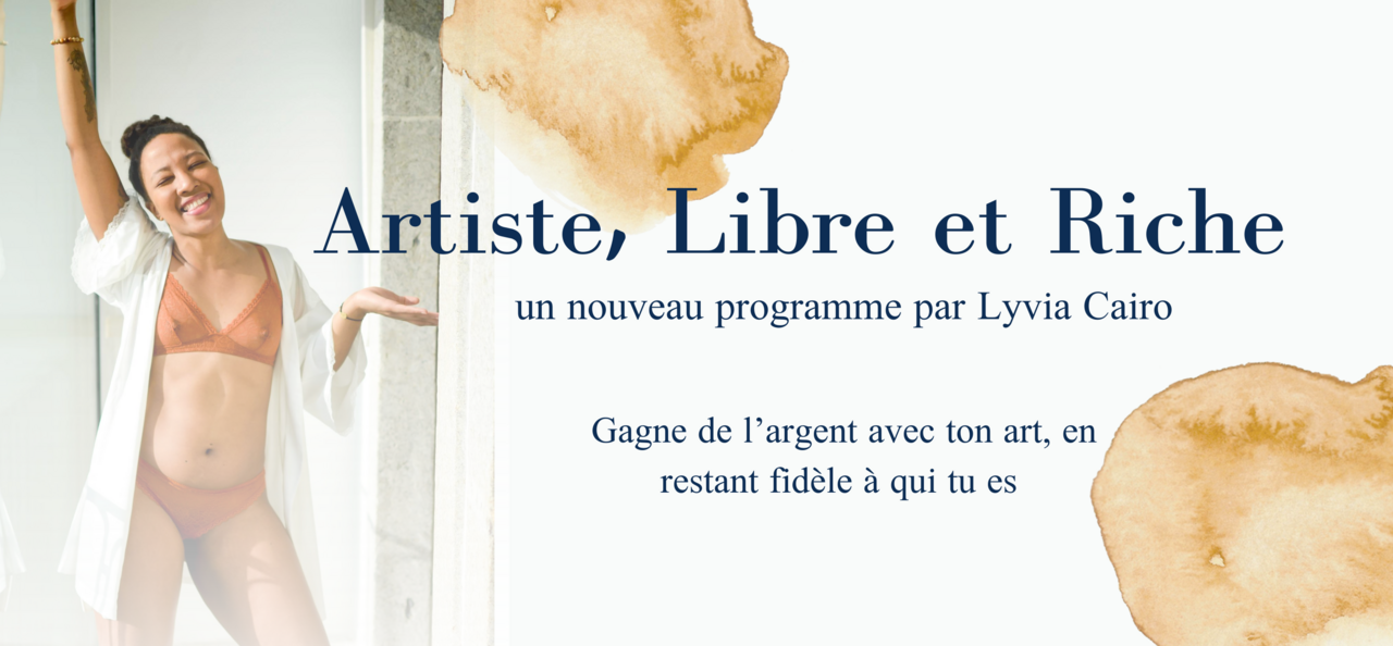 Bannière Artiste libre et riche