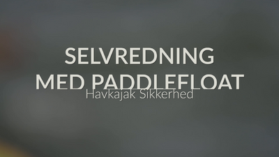 Spot på Selvredning Paddlefloat