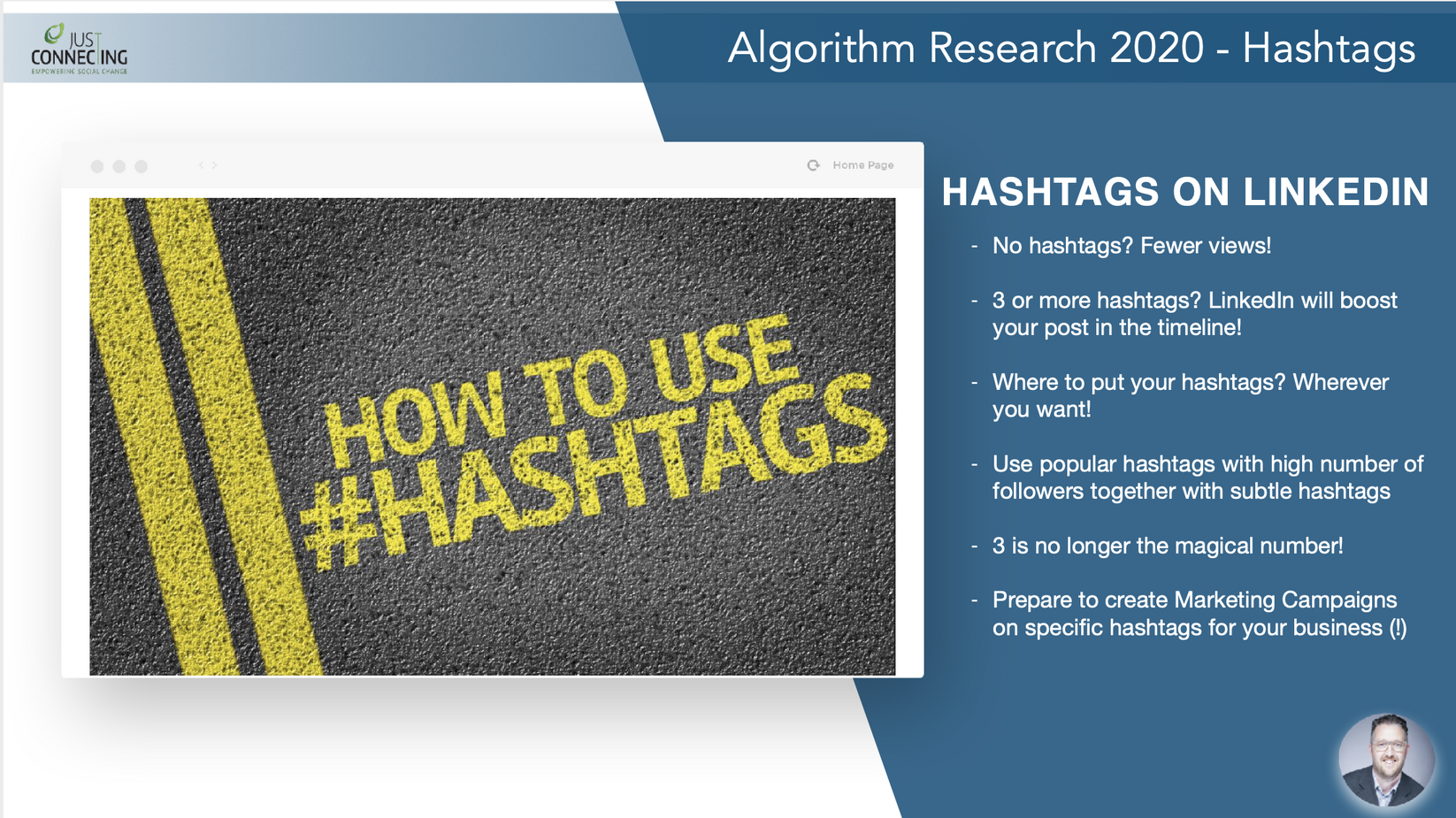 Algorithm Research LinkedIn 2020 - Hashtags
