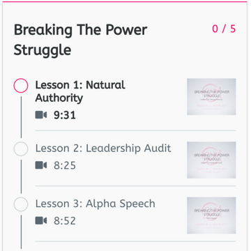 course thumbnail for breaking the power struggle