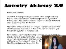 Ancestry Alchemy Healing From Ancestors