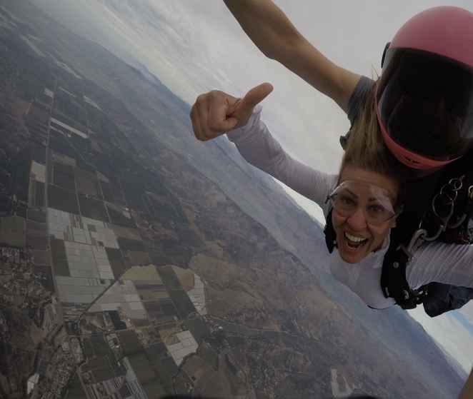 Me skydiving