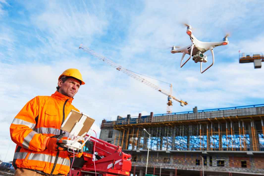 drone pilot construction site