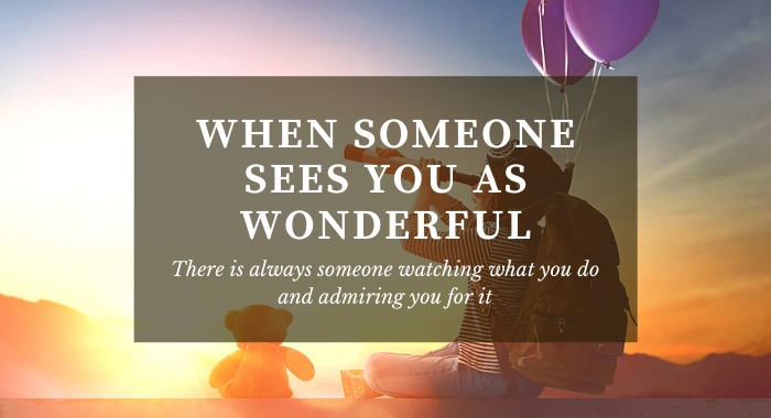 Someone Sees You As Wonderful Blog card
