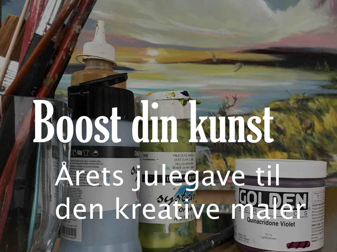 Boost din kunst - produkt billede