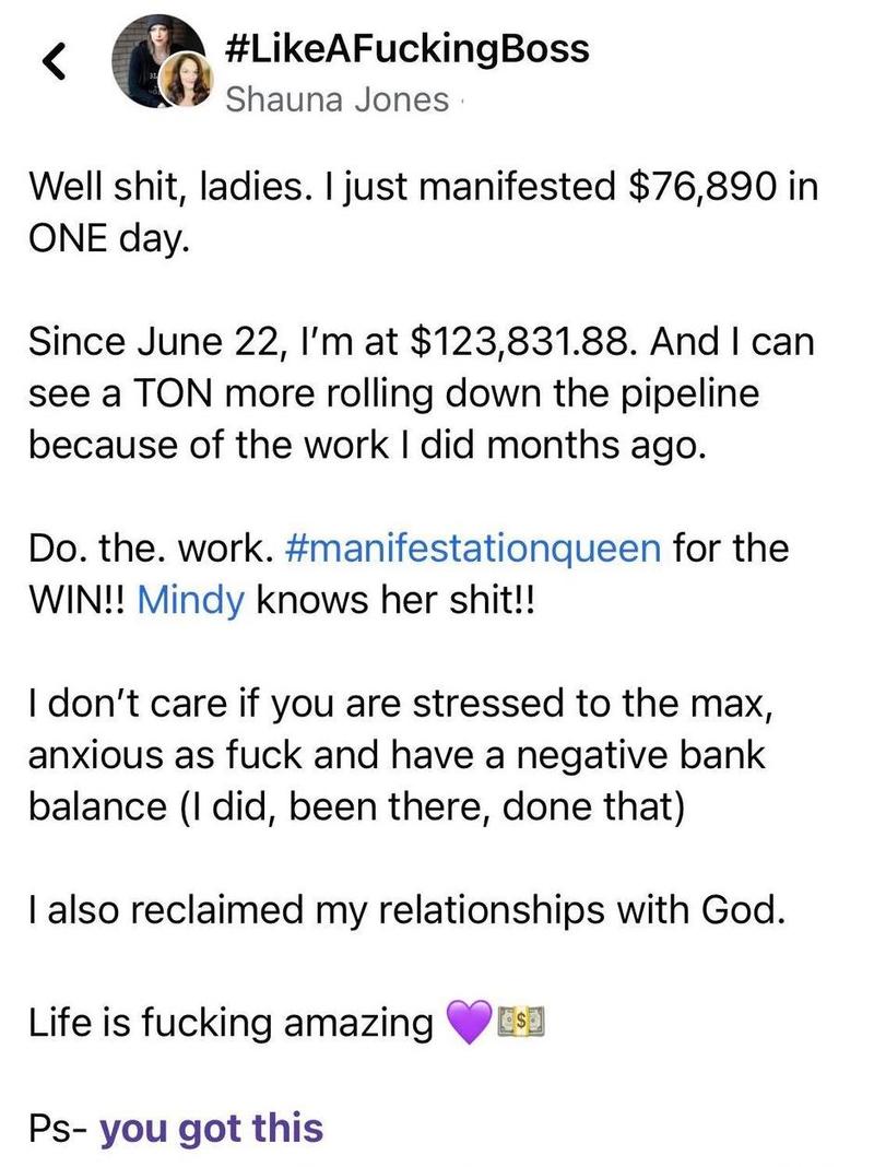 TMS Client Testimonial - Shauna Jones
