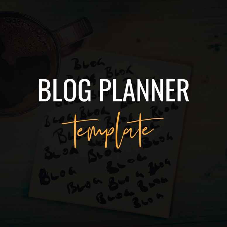 Blog Planner Template