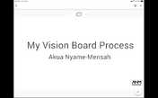 My Vision Board Process - ANM