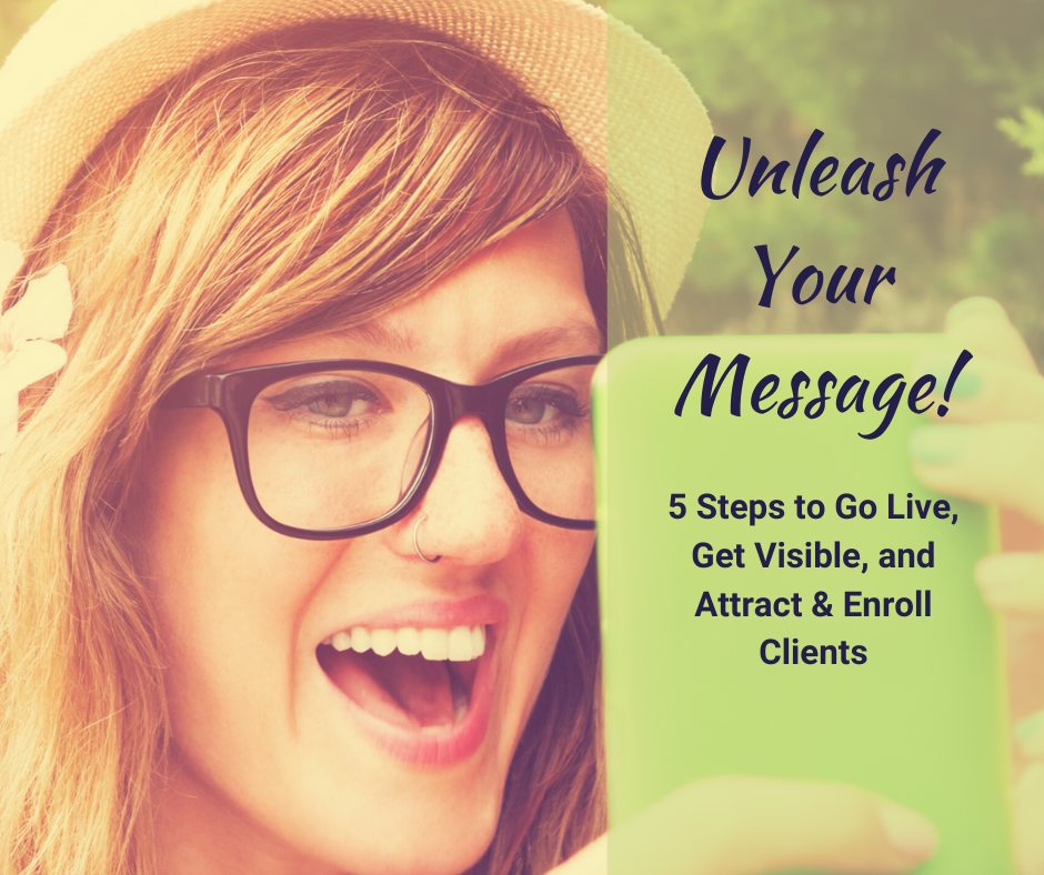 unleash your message masterclass social posts