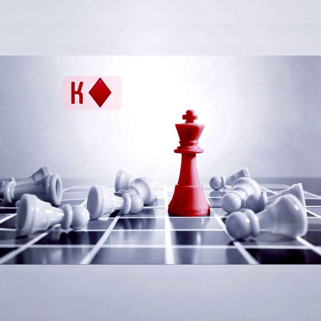King of Diamonds Chess piece