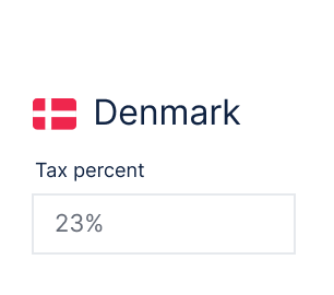 Denmark tax percentage