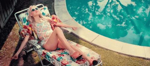 gif_give a little shimmy by the pool