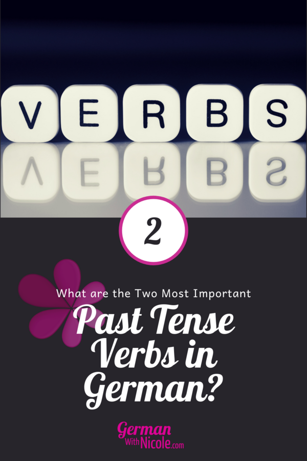 Two most Important Past Tense Verbs German_pin
