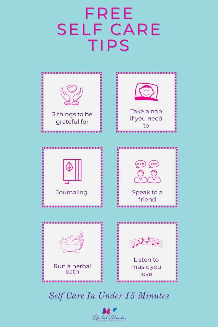 Self care tips infographic 
