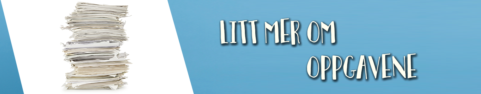 NFI-GN - LESSON BANNER - litt mer om oppgavene
