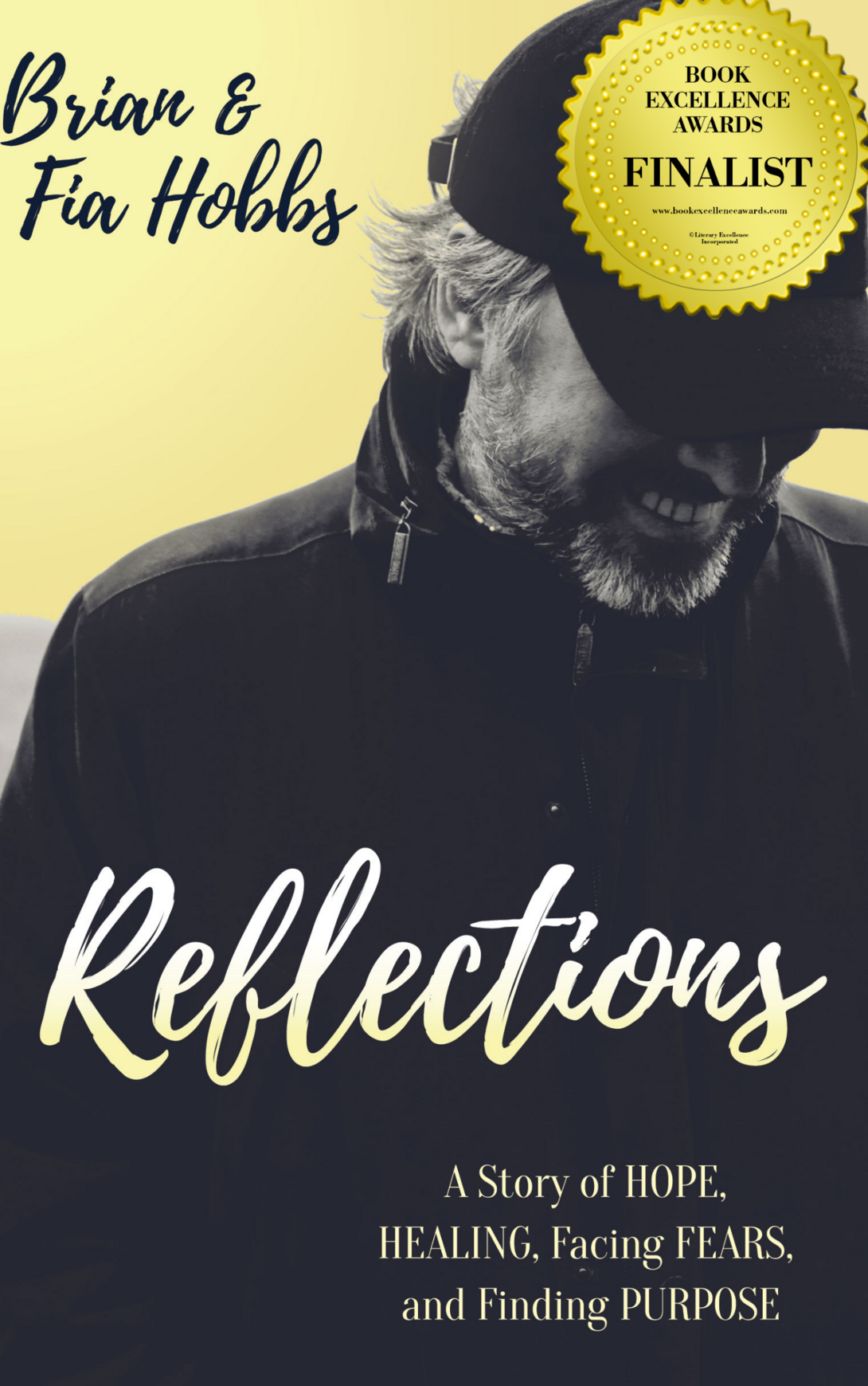 Reflections book cover with finalist award