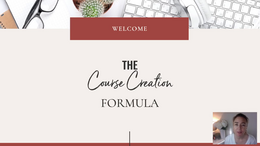 Welcome to Course Creation Formula