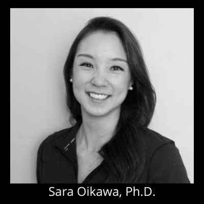 Sara Oikawa, Ph.D. 400 x 400 black background