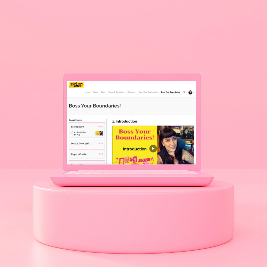 BYB pink laptop