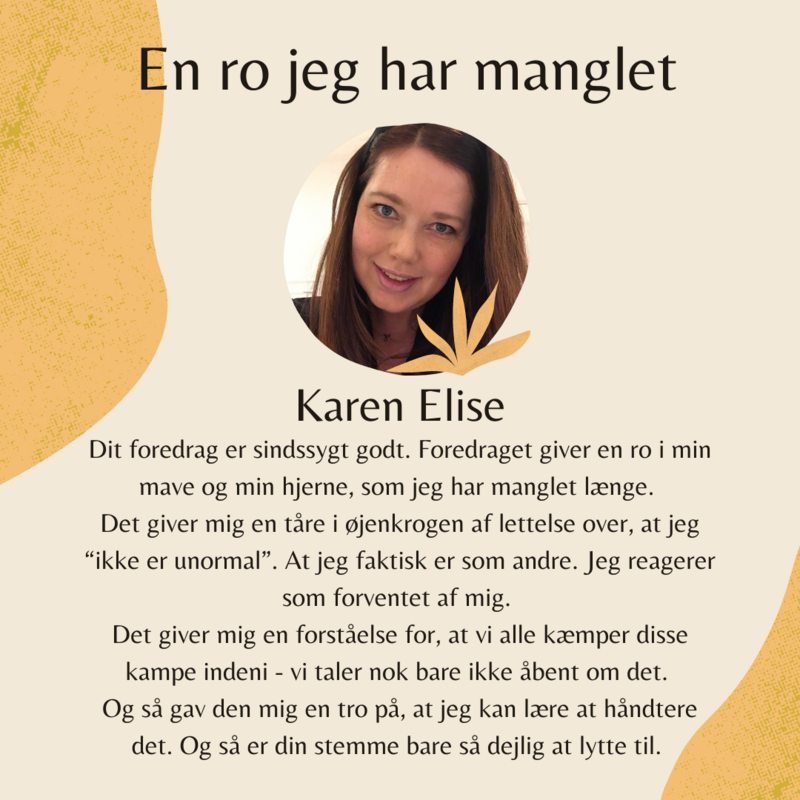 Karen Elise- foredrag