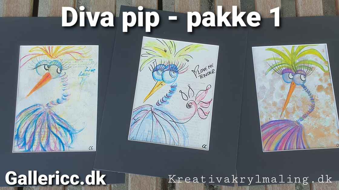Kunstpakke Diva pip
