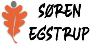 Søren Egstrup logo sort