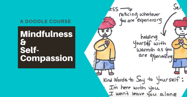Doodle Lesson Mindfulness & self compassion sales Image -2