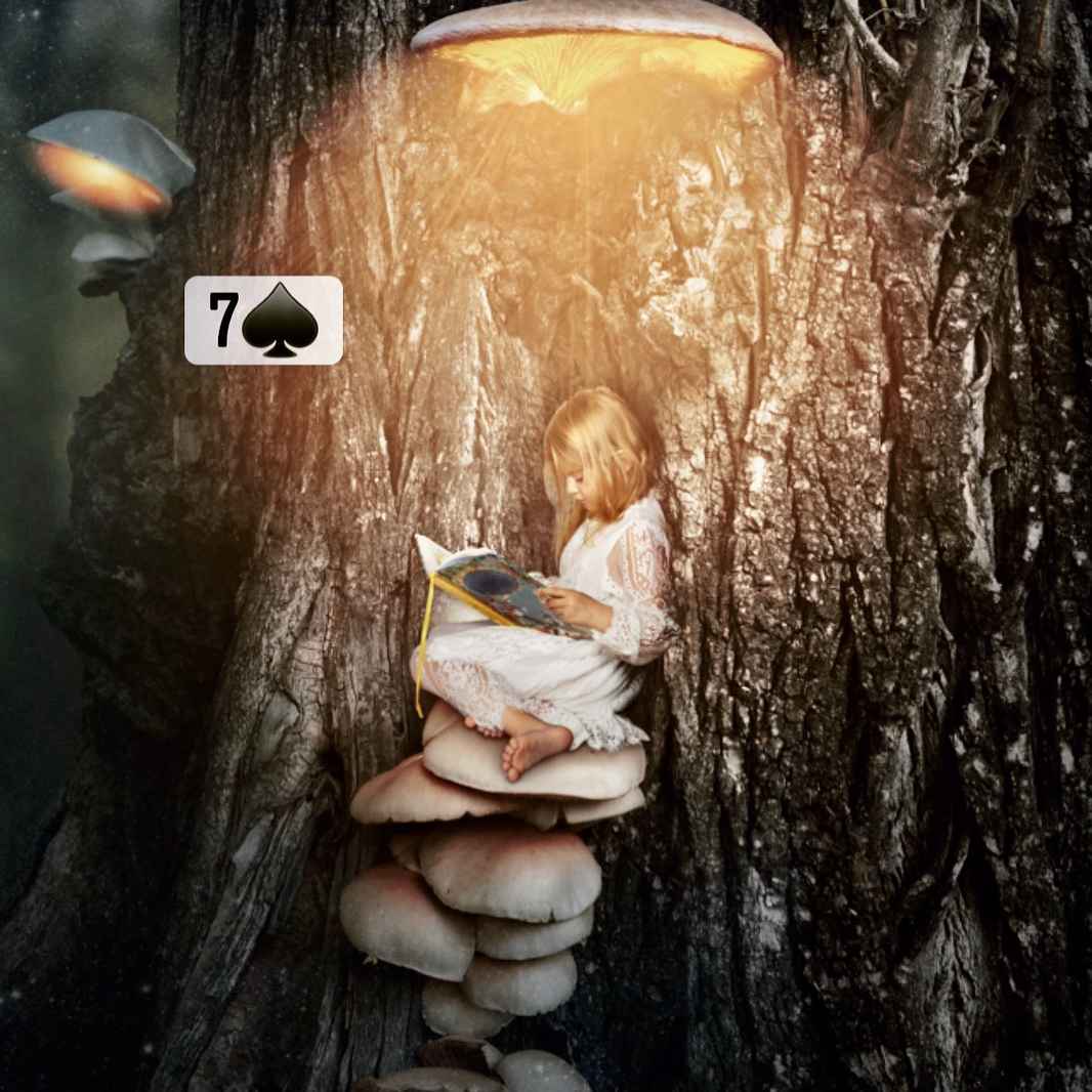 Seven of Spades: Girl in Tree