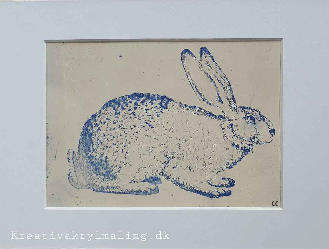 Masterclass print - med lille fin kanin
