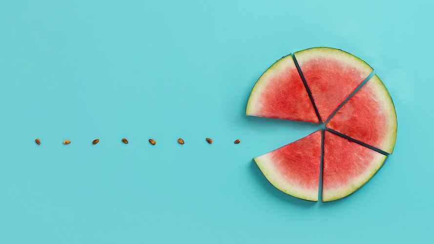creative pacman watermelon seeds