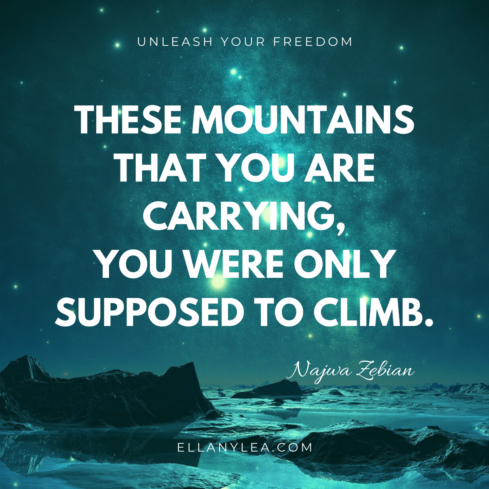 quote - moutains carrying