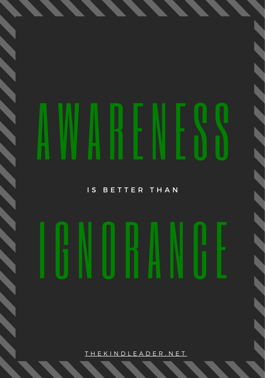 Cover Awareness Ignorance