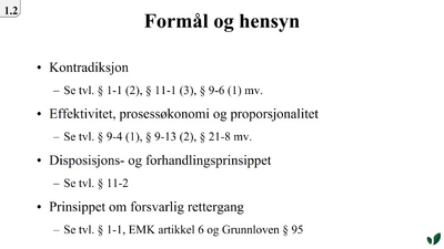 JK090921 Formål og hensyn
