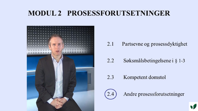 JK090921 Andre prosessforutsetninger