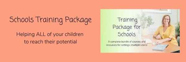Schools Training Package header